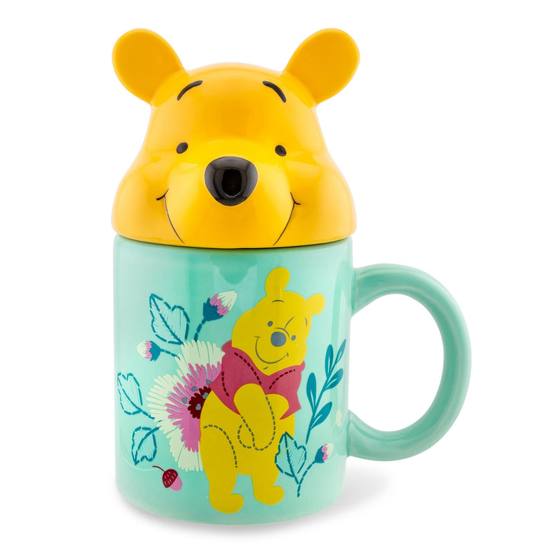 Disney Winnie the Pooh Ceramic Mug With Sculpted Topper | Holds 18 Ounces product image 1 of 9
