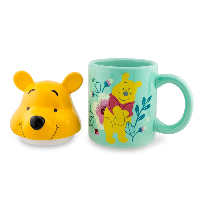 Disney Winnie the Pooh Ceramic Mug With Sculpted Topper | Holds 18 Ounces product image 2 of 9