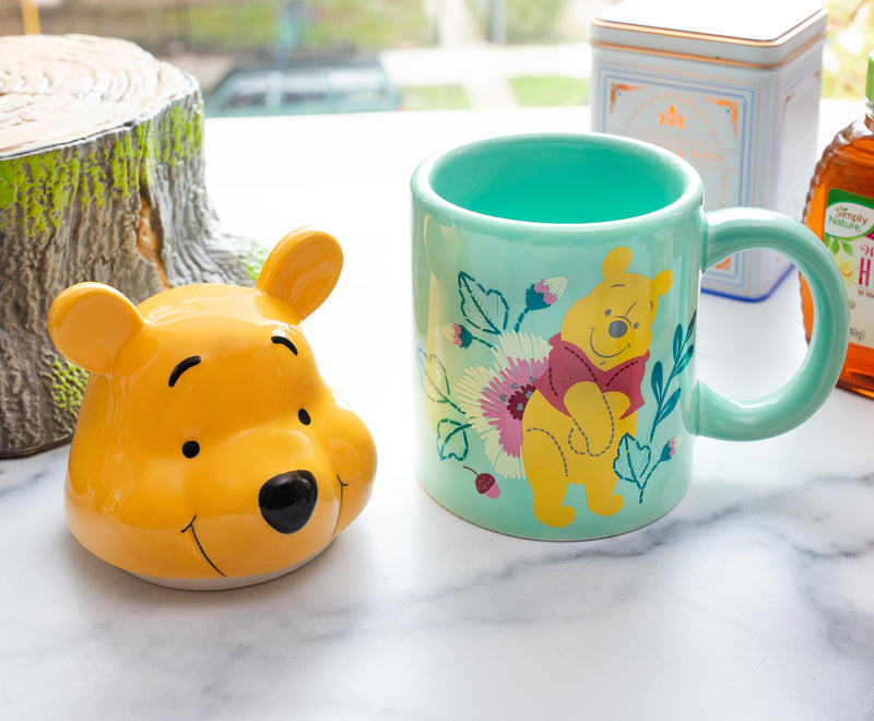 Disney Winnie the Pooh Ceramic Mug With Sculpted Topper | Holds 18 Ounces product image 5 of 9