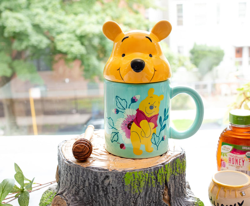 Disney Winnie the Pooh Ceramic Mug With Sculpted Topper | Holds 18 Ounces product image 9 of 9