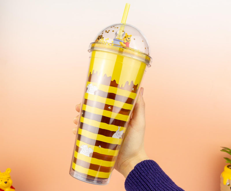 Disney Winnie the Pooh Hunny Confetti Dome Top Carnival Cup | Holds 24 Ounces product image 6 of 6