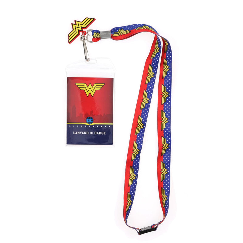 DC Comics Wonder Woman 22-Inch Lanyard With ID Badge Holder And Logo Charm product image 1 of 8