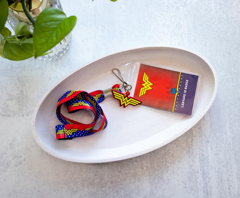 DC Comics Wonder Woman 22-Inch Lanyard With ID Badge Holder And Logo Charm product image 3 of 8