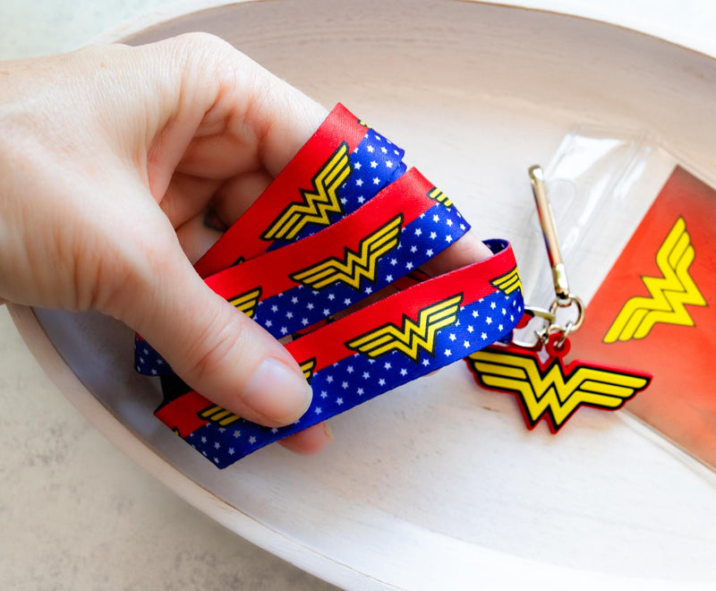 DC Comics Wonder Woman 22-Inch Lanyard With ID Badge Holder And Logo Charm product image 6 of 8