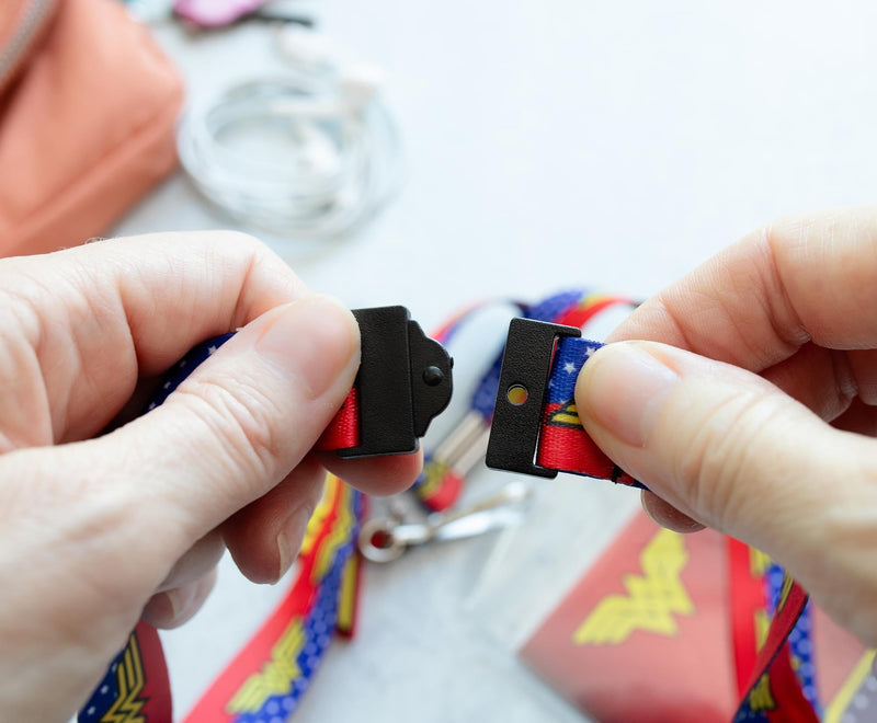 DC Comics Wonder Woman 22-Inch Lanyard With ID Badge Holder And Logo Charm product image 7 of 8