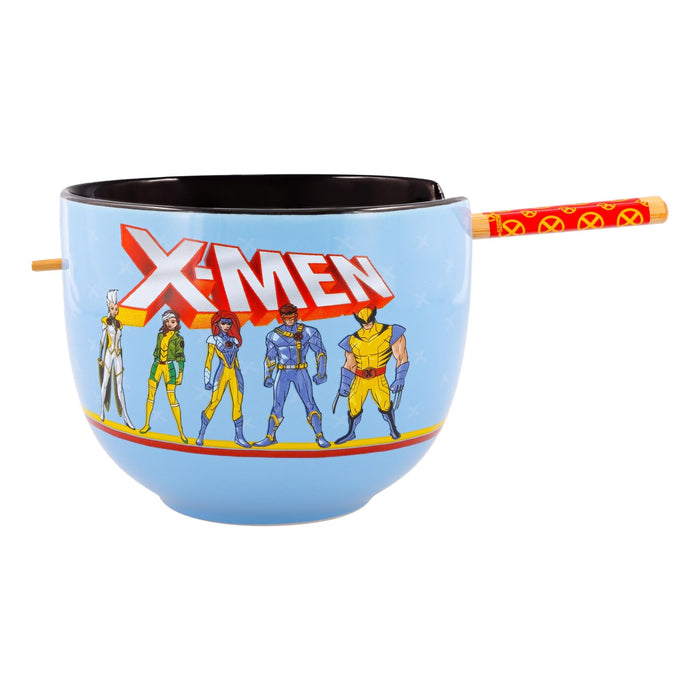 Marvel - X-Men Characters 20-Ounce Ramen Bowl and Chopstick Set