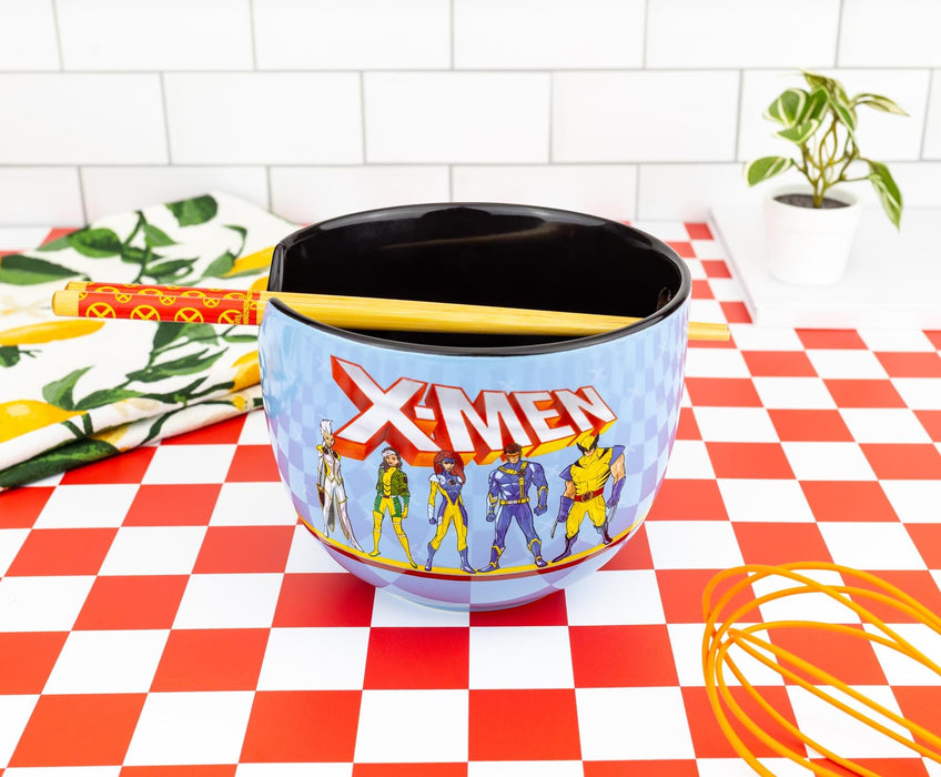 Marvel - X-Men Characters 20-Ounce Ramen Bowl and Chopstick Set