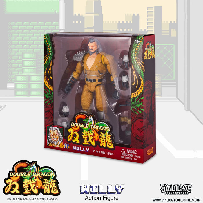 Double Dragon Willy 7-Inch Deluxe Action Figure