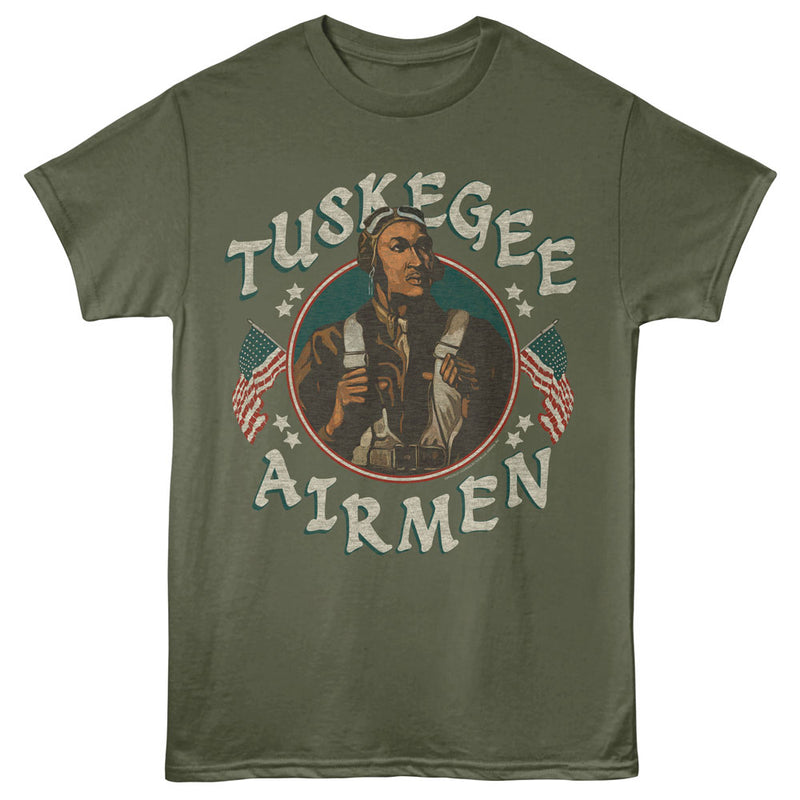 T-Shirt featuring design named Tuskegee Airmen - Diez Portrait