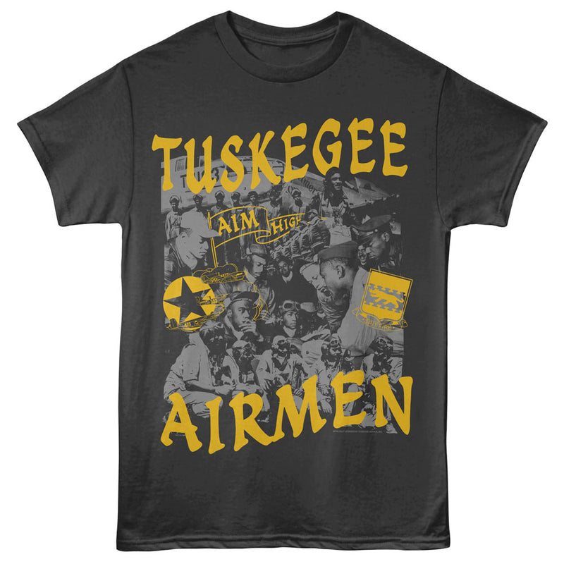 T-Shirt featuring design named Tuskegee Airmen - Aim High Collage