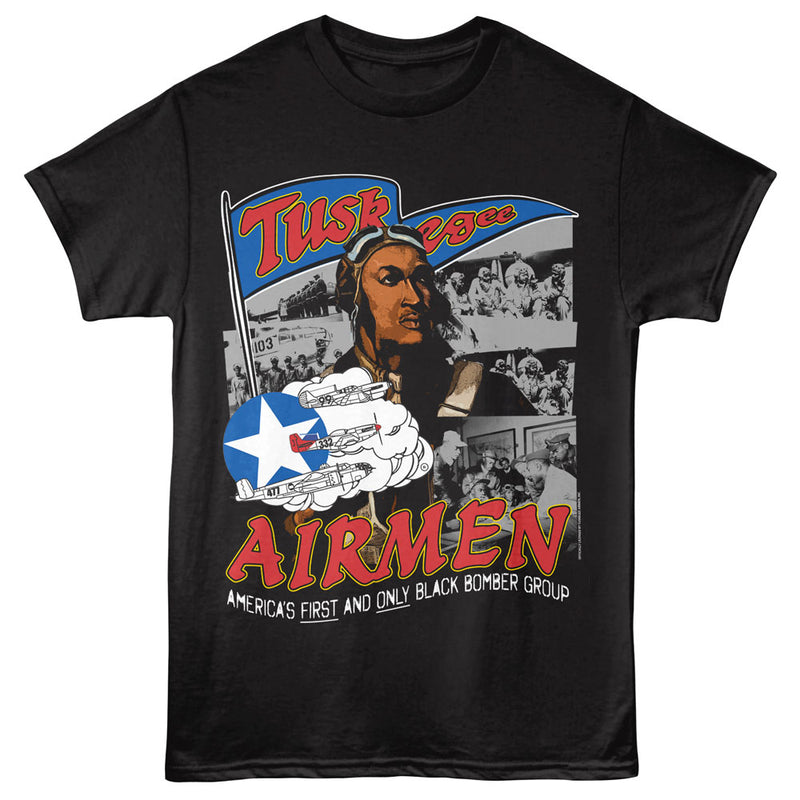 T-Shirt featuring design named Tuskegee Airmen - Banner Collage