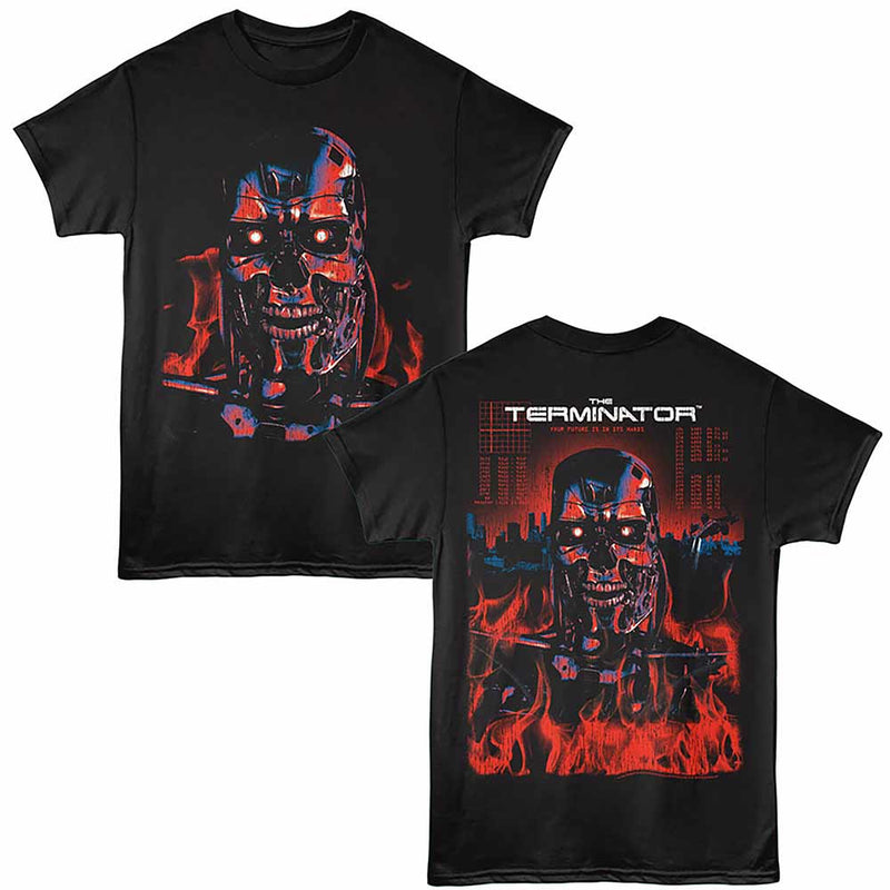 T-Shirt featuring design named The Terminator - Your Future (Front & Back)