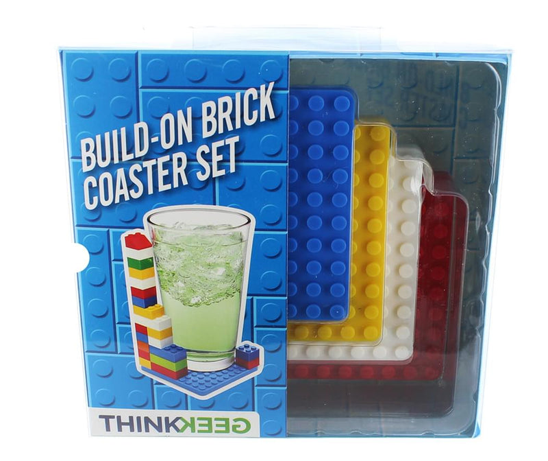 Build-On Brick 4-Piece Coaster Set product image 1 of 2