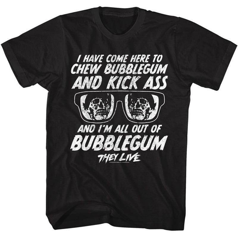 T-Shirt featuring design named They Live - Gum Quote
