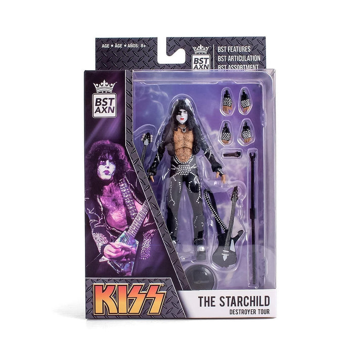 KISS AXN 5 Inch Action Figure | Starchild (Destroyer Tour)