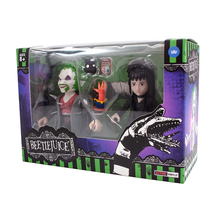 Beetlejuice Action Vinyls Figure Set | Thorny Beetlejuice & Lydia