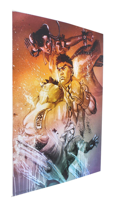 Street Fighter V - Versus Limited Edition 8x10 Inch Art Print by Rob Prior