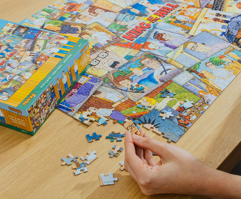 King Of The Hill 1000-Piece Jigsaw Puzzle | 28 x 20 Inches