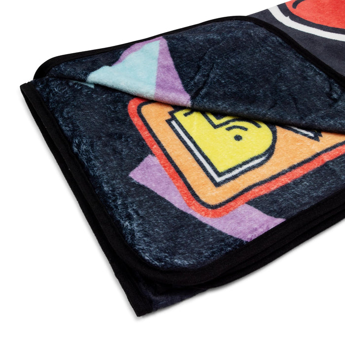 PAC-MAN Classic Jumping 45 x 60 Inch Throw Blanket
