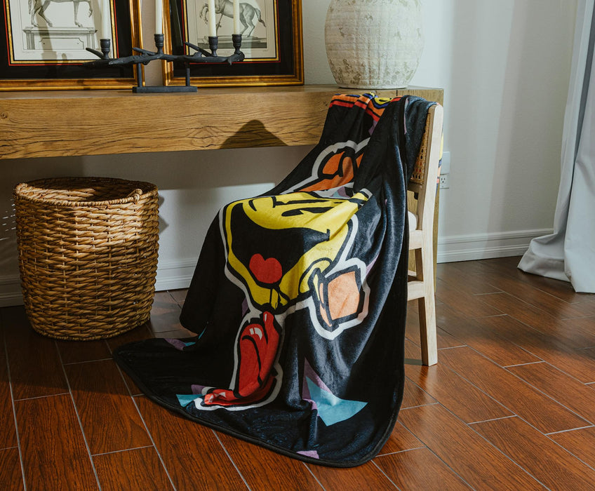 PAC-MAN Classic Jumping 45 x 60 Inch Throw Blanket