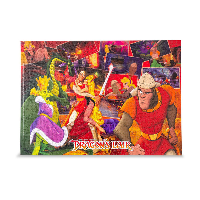 Dragon's Lair Collage 1000-Piece Jigsaw Puzzle | Toynk Exclusive