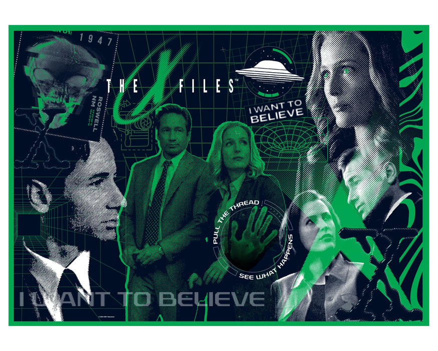 The X-Files "I Want To Believe" 1000-Piece Jigsaw Puzzle | Toynk Exclusive
