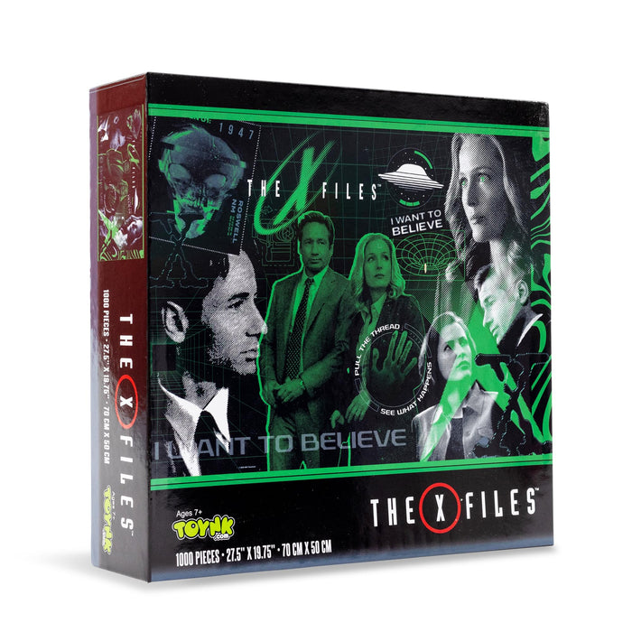 The X-Files "I Want To Believe" 1000-Piece Jigsaw Puzzle | Toynk Exclusive