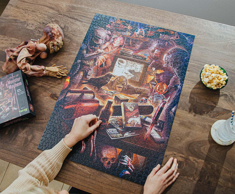 Monster Mayhem 1000-Piece Jigsaw Puzzle By Rachid Lotf | Toynk Exclusive product image 7 of 9
