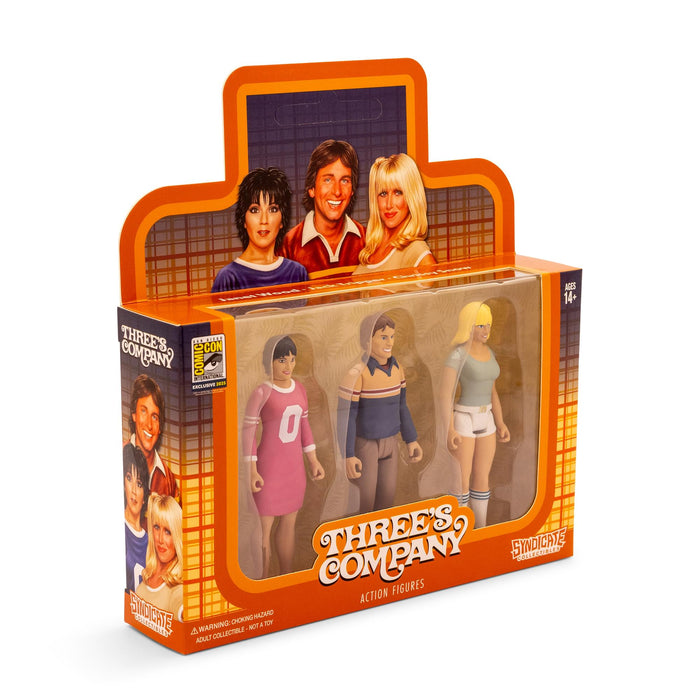 Three's Company 3.75-Inch Retro Action Figure Box Set