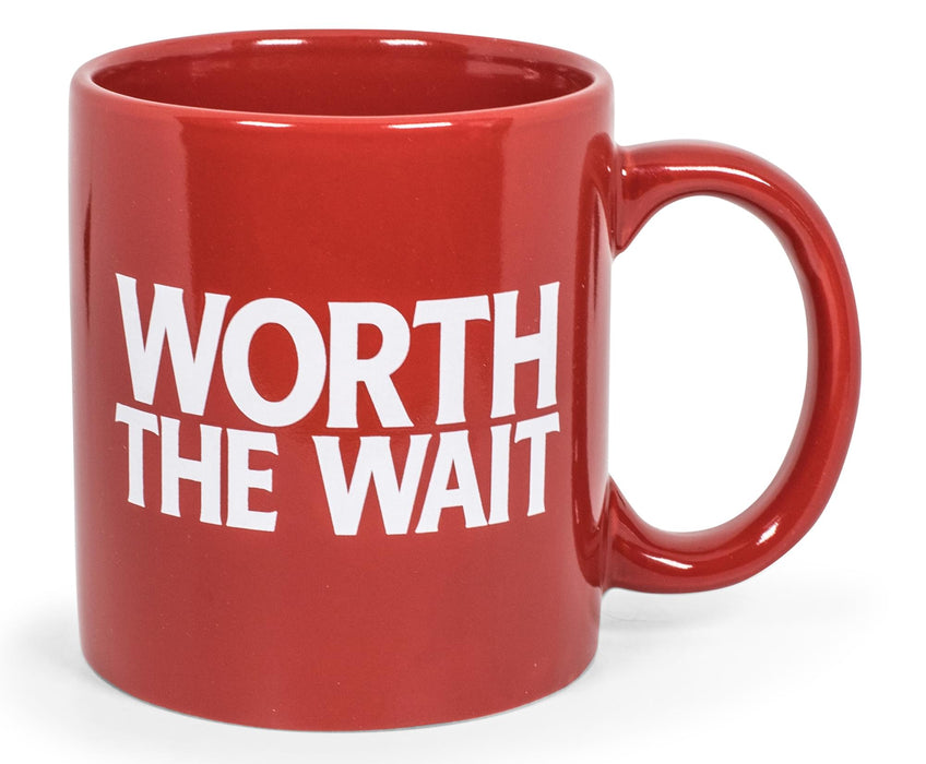 Heinz Ketchup - Logo "Worth the Wait" Ceramic Coffee Mug | Holds 16 Ounces