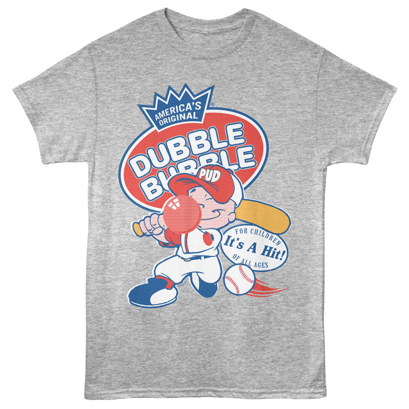 T-Shirt featuring design named Tootsie Roll - Dubble Bubble It's a Hit Pud (Gray)