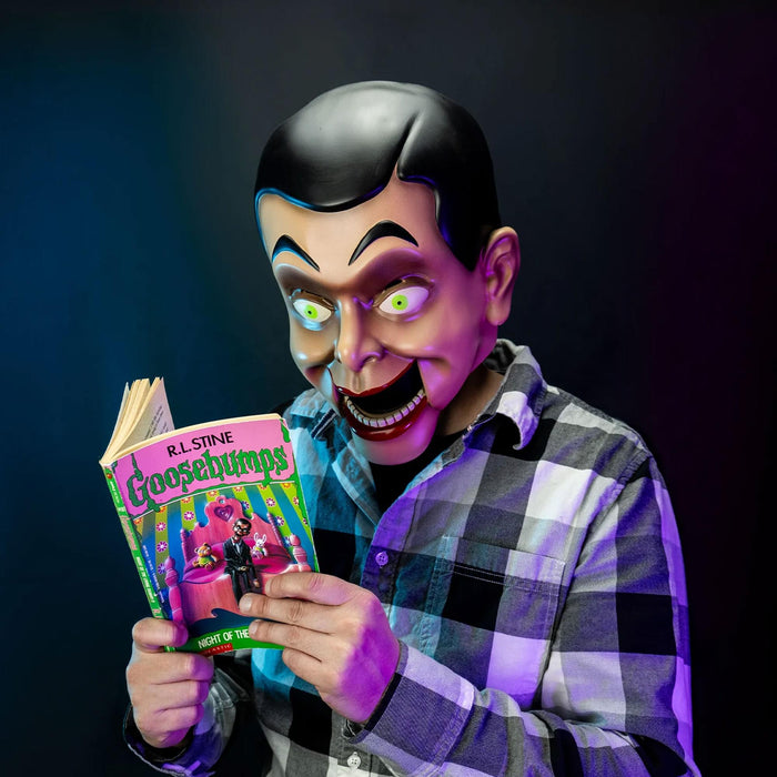 Goosebumps Slappy the Dummy Adult Vinyl Costume Mask