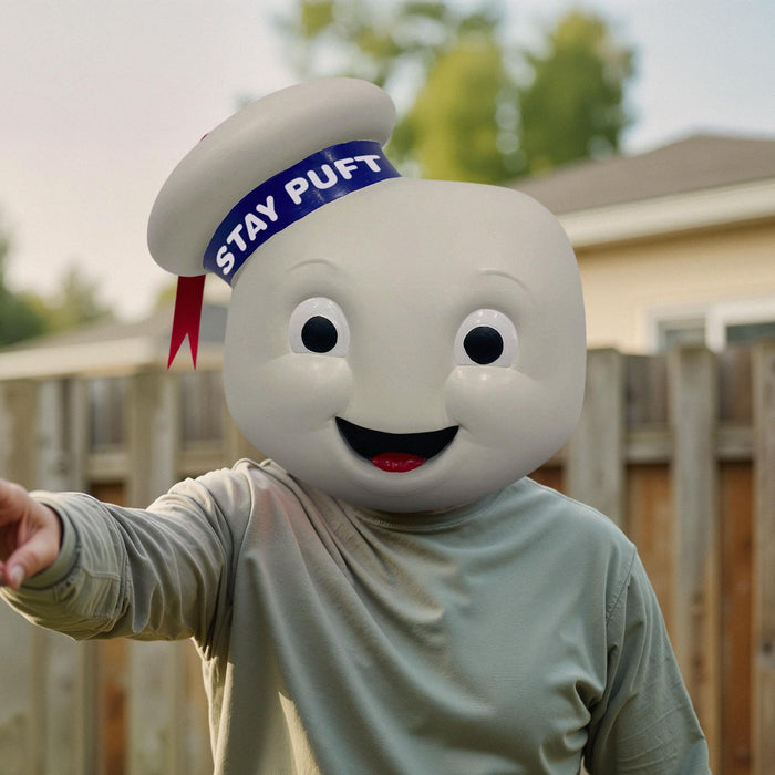 Ghostbusters Stay Puft Marshmallow Man Adult Vinyl Costume Mask