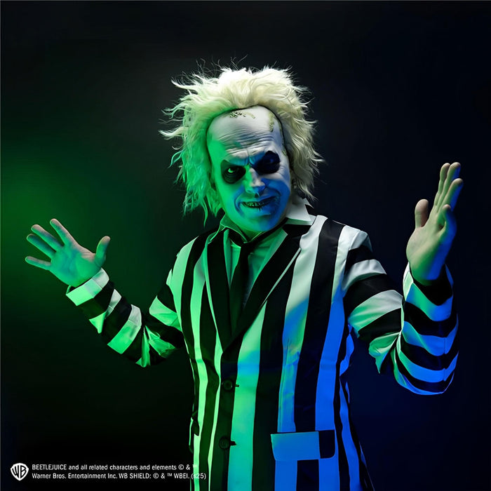 Beetlejuice - Deluxe Adult Injection Costume Mask