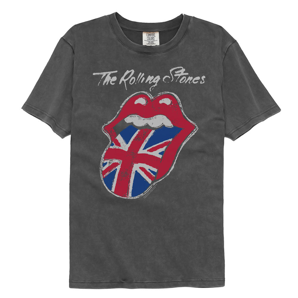 Rolling Stones Men's Union Jack US Map T-Shirt - Official Licensed Rock Tee