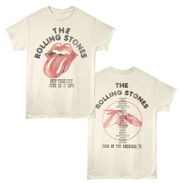 The Rolling Stones - NYC '75 Tour (Front & Back)