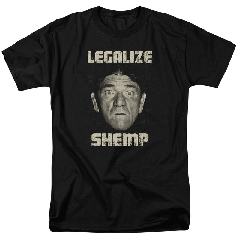 T-Shirt featuring design named Three Stooges - Legalize Shemp, product image 1 of 2
