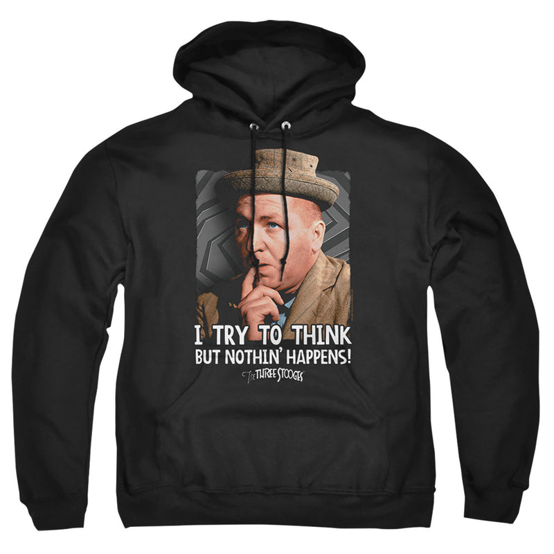 Hoodie featuring design named Three Stooges - Try to Think