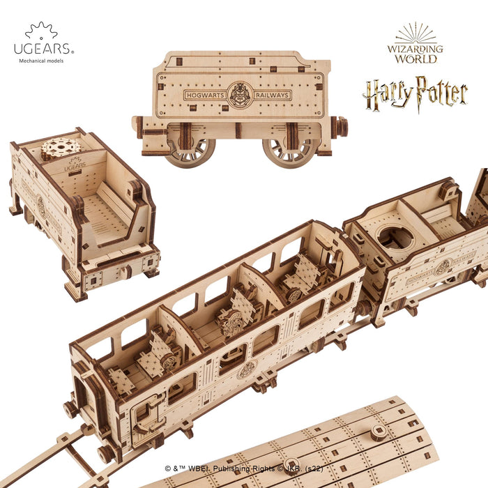 Harry Potter Hogwarts Express 3D Wooden Puzzle Mechanical Model Kit