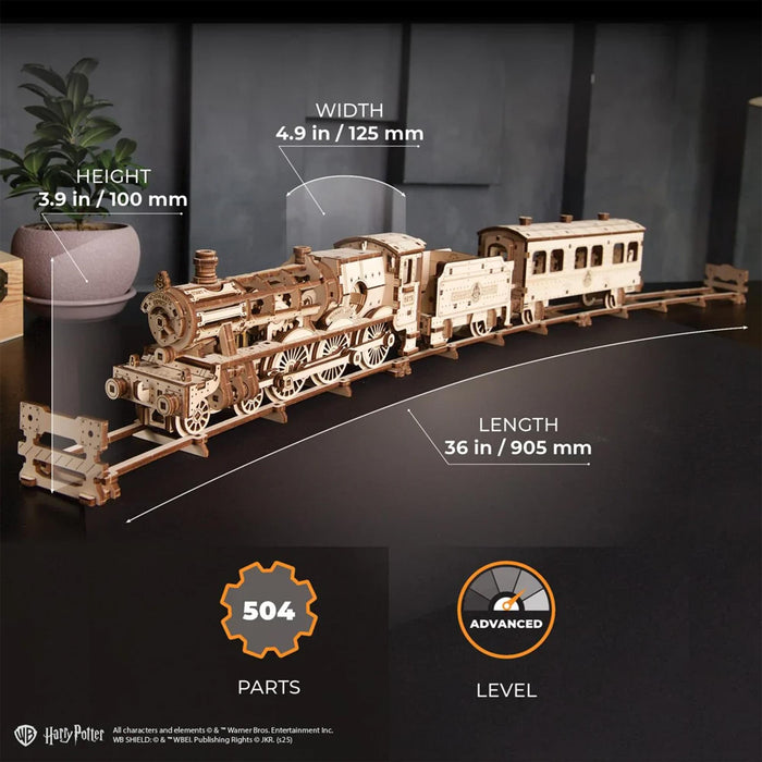Harry Potter Hogwarts Express 3D Wooden Puzzle Mechanical Model Kit