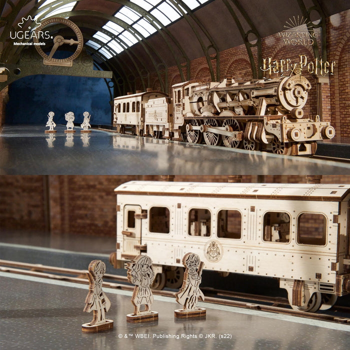 Harry Potter Hogwarts Express 3D Wooden Puzzle Mechanical Model Kit