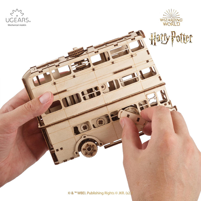Harry Potter Knight Bus 3D Wooden Puzzle Mechanical Model Kit