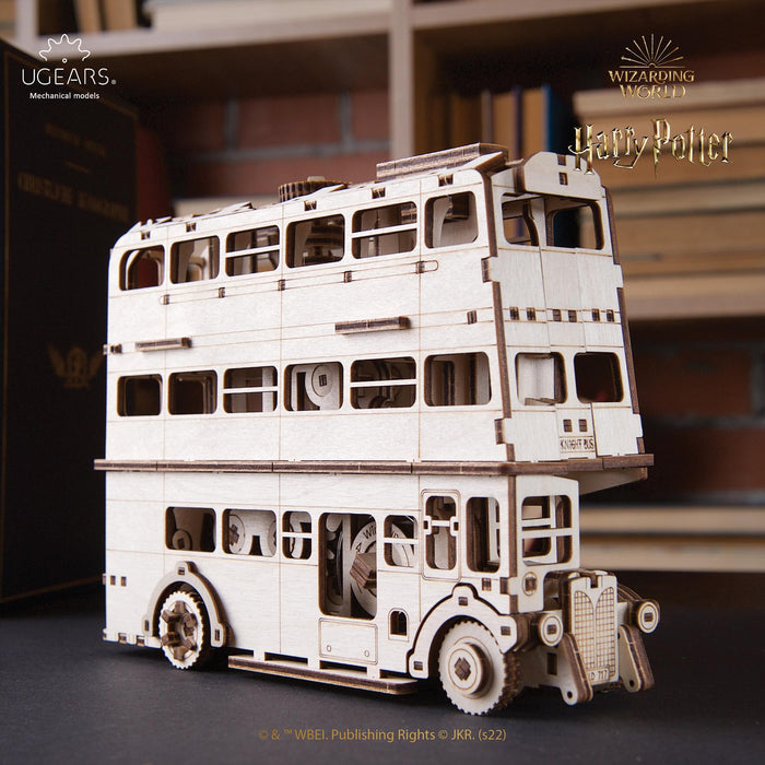 Harry Potter Knight Bus 3D Wooden Puzzle Mechanical Model Kit