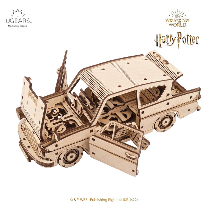 Harry Potter Flying Ford Anglia 3D Wooden Puzzle Mechanical Model Kit