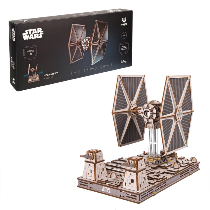 Star Wars TIE Fighter 3D Wooden Puzzle Mechanical Model Kit