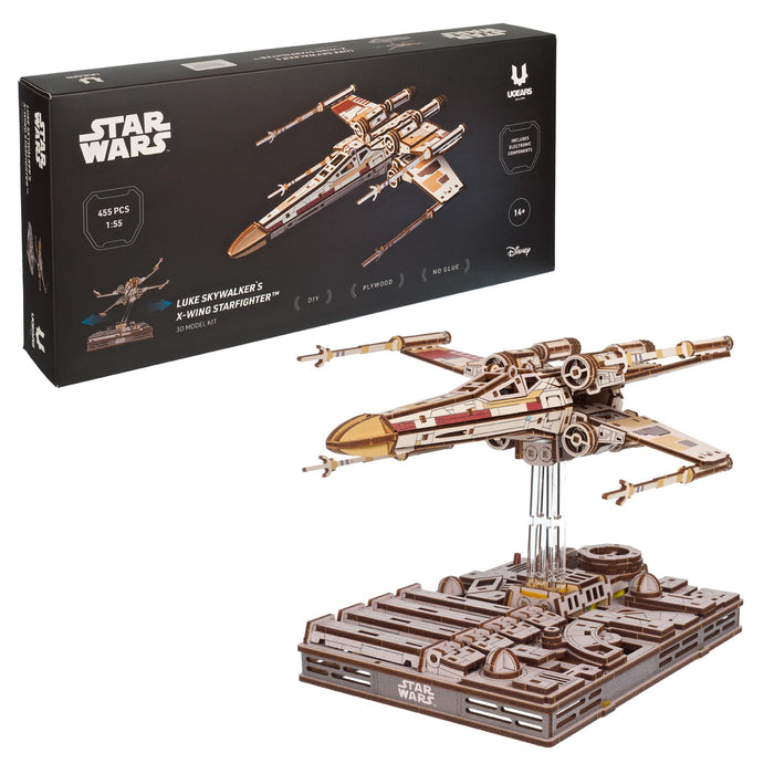 Star Wars X-Wing Starfighter 3D Wooden Puzzle Mechanical Model Kit