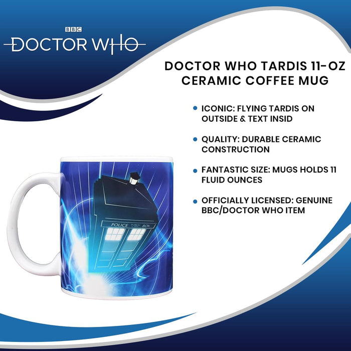 Doctor Who - TARDIS 11-Oz Ceramic Coffee Mug