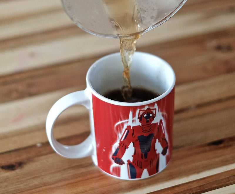 Doctor Who - Red Cyberman Ceramic Coffee Mug product image 3 of 6