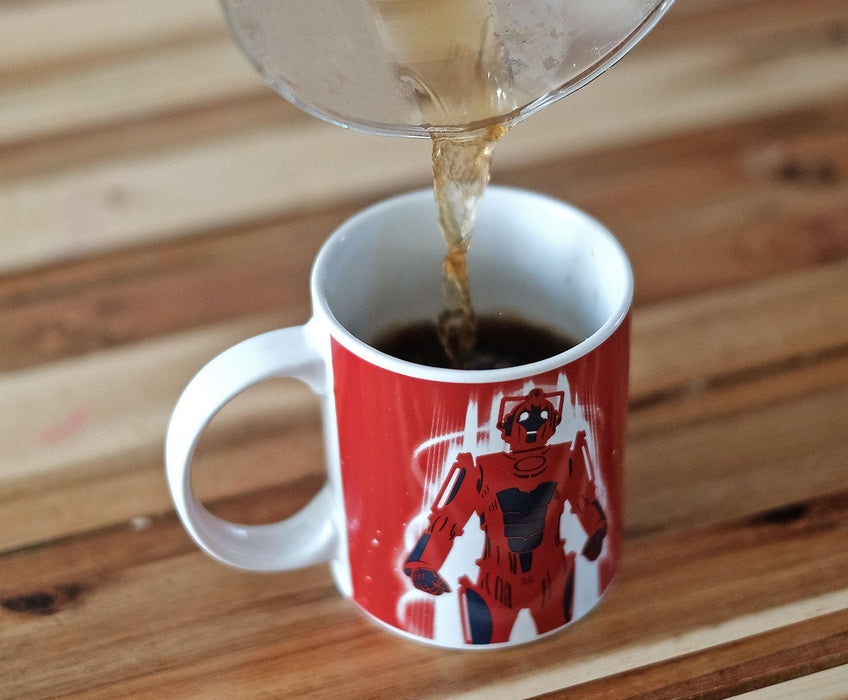 Doctor Who - Red Cyberman Ceramic Coffee Mug