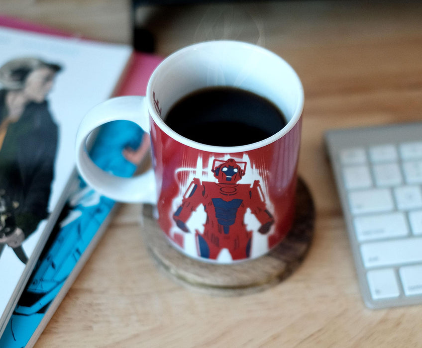Doctor Who - Red Cyberman Ceramic Coffee Mug